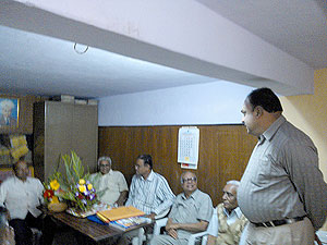 Felicitation of Er. S. M. Khatkalle, Friday, 3rd Dec 2014