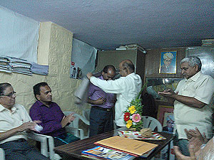 Felicitation of Er. S. M. Khatkalle, Friday, 3rd Dec 2014