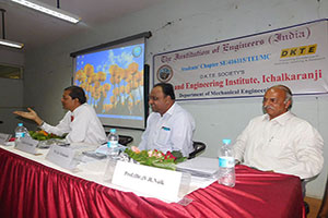 Meeting with DKTE staff for IEI membership drive
