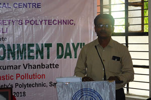  World Environment Day 2018 At Latthe Education Society’s Polytechnic, Sangli.